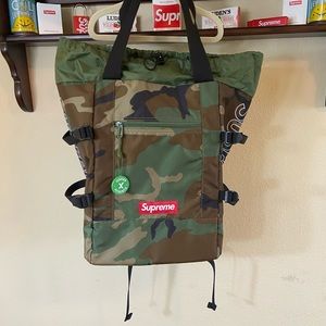 SUPREME CAMO TOTE BACKPACK